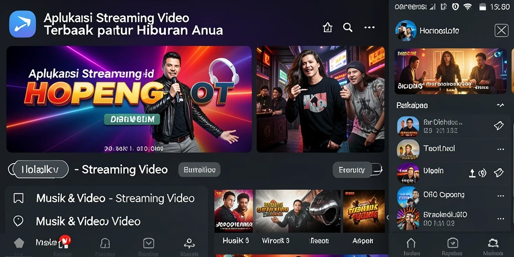 Tampilan antarmuka HOPENGSLOT yang menarik dan fungsional untuk streaming video.