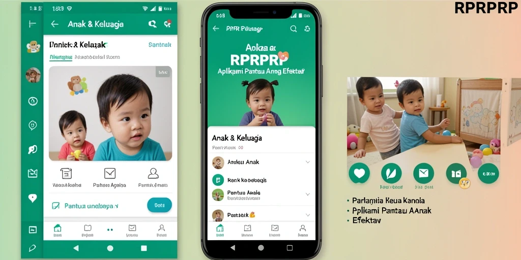 Tampilan antarmuka RPRPRP yang memudahkan pemantauan anak.