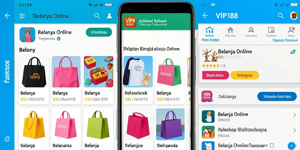 Tampilan antarmuka aplikasi VIP188 yang menarik dan user-friendly.